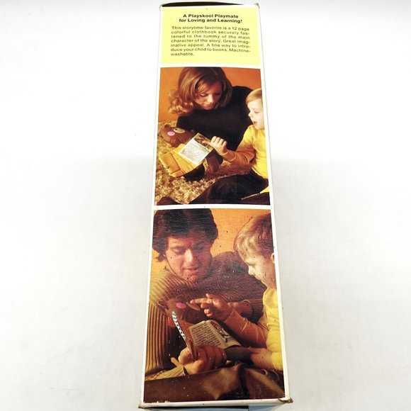 Vtg 1973 Playskool Three Bears Hug-Book Storybook Brown Cloth Doll-Original Box - Picture 5 of 12